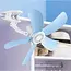 Ruhhy Blade Fan met Clip - 360° Rotatie - Verstelbare Kanteling - 5 Bladen