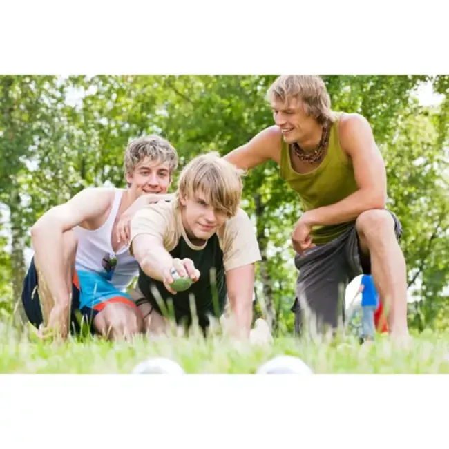 Kruzzel Jeu de Boules Ballen Set - 6 Chromen Ballen - Inclusief Draagtas en Accessoires