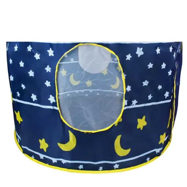 Kruzzel Koninklijke Tent voor Kinderen - Opvouwbaar en Veilig - 135x105 cm - Donkerblauw