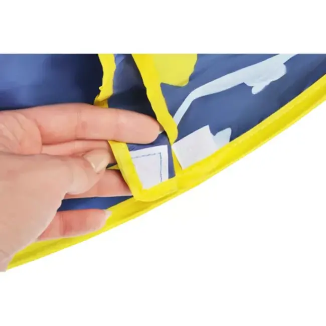 Kruzzel Koninklijke Tent voor Kinderen - Opvouwbaar en Veilig - 135x105 cm - Donkerblauw