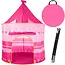 Kruzzel Koninklijke Tent voor Kinderen - Opvouwbaar en Veilig - 135x105 cm - Roze
