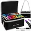 Maaleo Dubbelzijdige Markers - 168 Stuks - Inclusief Tas en Organizer