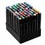 Maaleo Dubbelzijdige Markers - 80 Stuks - Inclusief Tas en Organizer