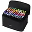 Maaleo Dubbelzijdige Markers - 80 Stuks - Inclusief Tas en Organizer