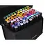 Maaleo Dubbelzijdige Markers - 80 Stuks - Inclusief Tas en Organizer