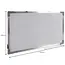 Maaleo Whiteboard - 60x40 cm - Magnetisch - Inclusief Markers, Magneten en Spons