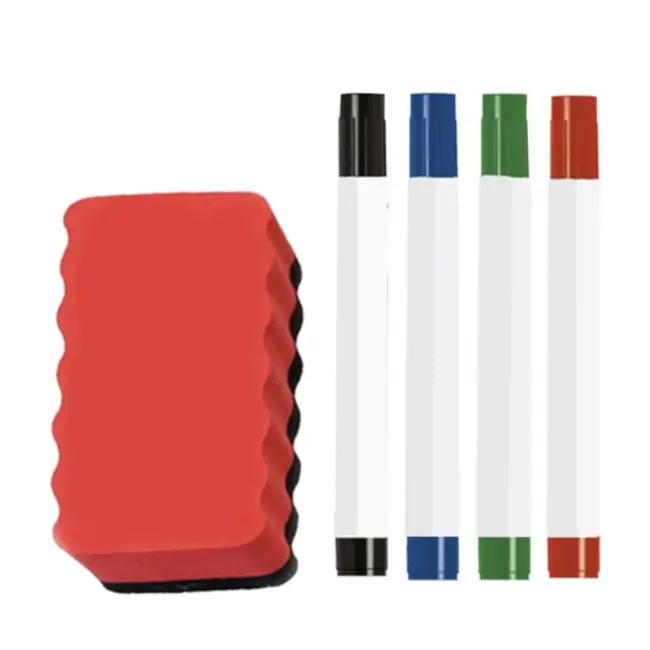 Maaleo Whiteboard - 60x40 cm - Magnetisch - Inclusief Markers, Magneten en Spons