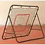 Trizand Voetbaltrainer 120 x 120 cm met stabiel ijzeren frame & vizier