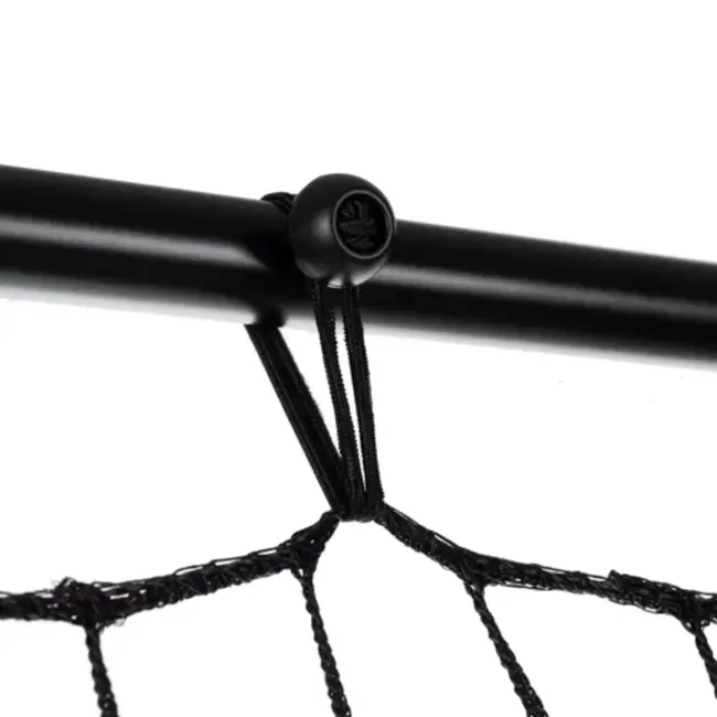 Trizand Voetbaltrainer 120 x 120 cm met stabiel ijzeren frame & vizier