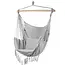 Ruhhy Grijze Braziliaanse hangstoel met kussens - perfect voor tuin