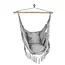 Ruhhy Grijze Braziliaanse hangstoel met kussens - perfect voor tuin