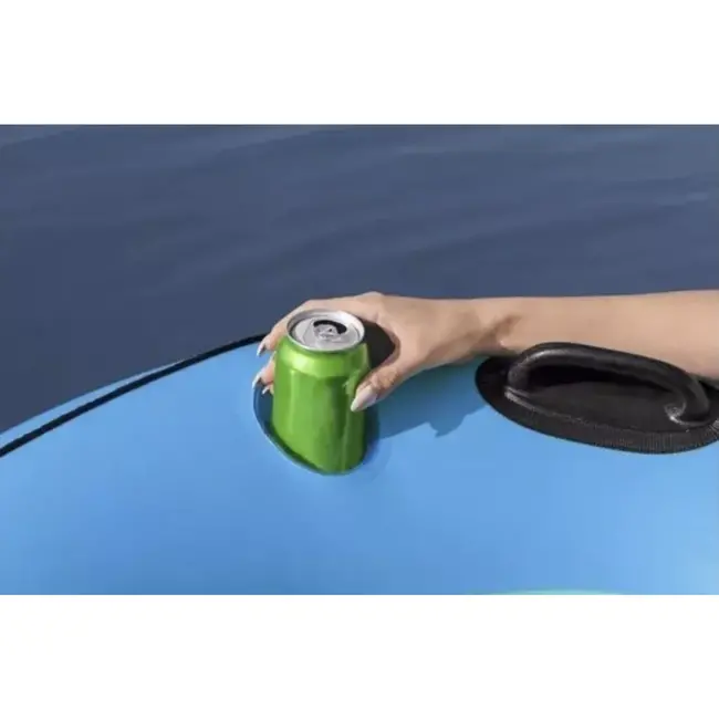 Bestway Comfortabel Zwemband met rugleuning en bekerhouder - Blauw