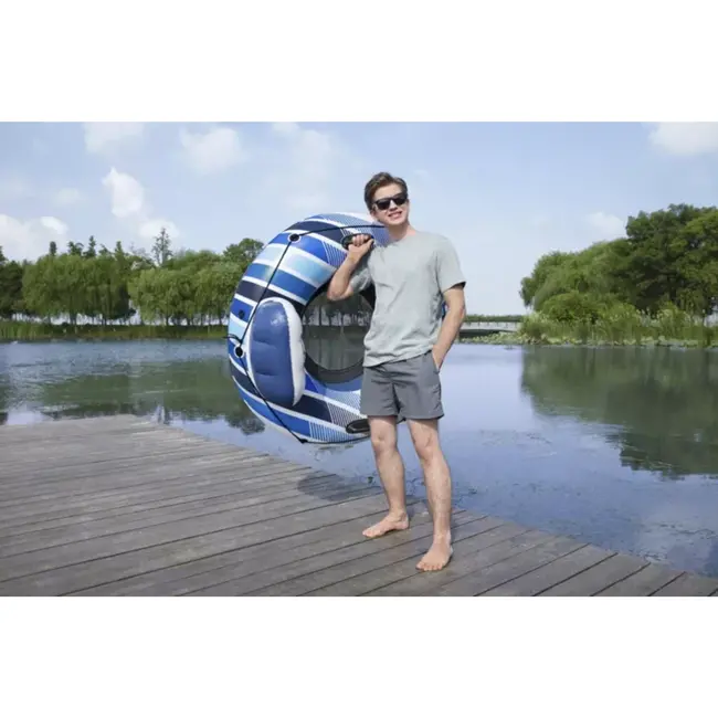 Bestway Comfortabel Zwemband met rugleuning en bekerhouder - Rapid Rider