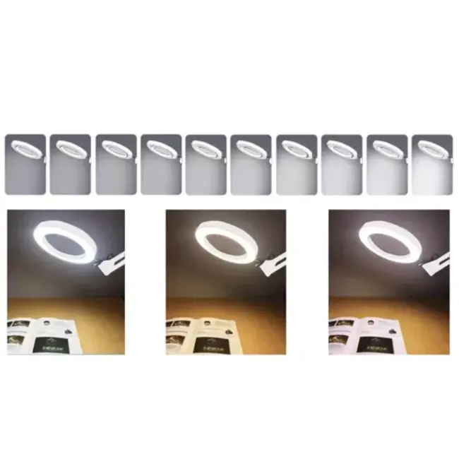 Izoxis Energiezuinige LED-lamp met 10 lichtniveaus en USB-voeding