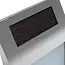 Izoxis Zilver huisnummer met schemersensor en zonnepaneel