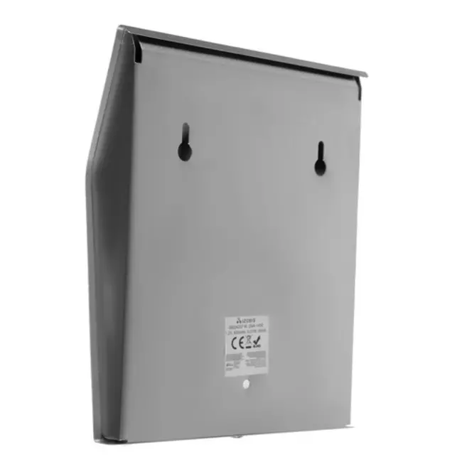 Izoxis Zilver huisnummer met schemersensor en zonnepaneel