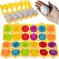 Ruhhy Educatieve sorter puzzel eieren - leer kleuren en vormen
