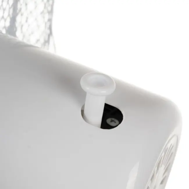 Ruhhy Compacte bureaubladventilator met 3 snelheden & oscillatie - wit