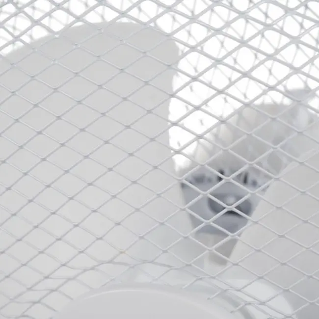 Ruhhy Compacte bureaubladventilator met 3 snelheden & oscillatie - wit