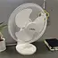 Ruhhy Compacte bureaubladventilator met 3 snelheden & oscillatie - wit