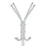 Ruhhy Stevige Staande Hanger met 12 Haken 170cm - Wit