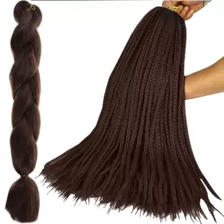 Soulima Synthetisch Haar Bruin - Duurzaam en Makkelijk te Stylen
