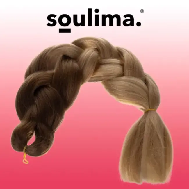 Soulima Synthetisch Haar Ombre Blond - Duurzaam en Makkelijk te Stylen