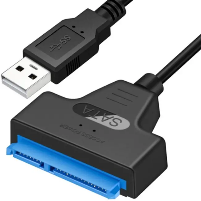 Izoxis USB naar SATA Adapter - 3.0 Standaard, Compatibel met 2,5-inch Schijven