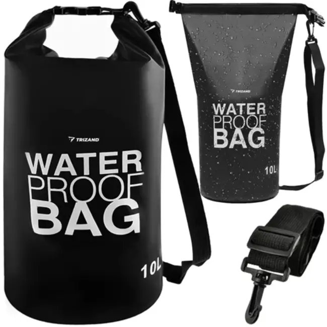 Trizand Waterdichte Tas 10L - Duurzaam en Betrouwbaar voor Buitenactiviteiten