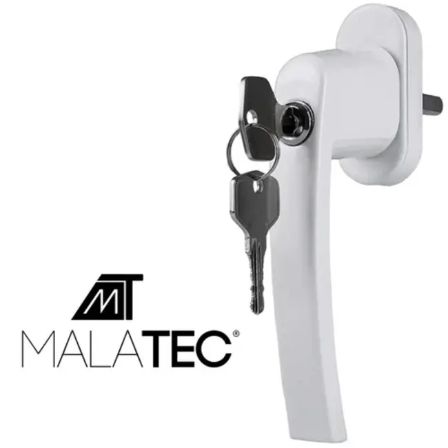 Malatec Vergrendelbare Raamkruk - Veiligheid voor Kinderkamers en Inbraakbeveiliging