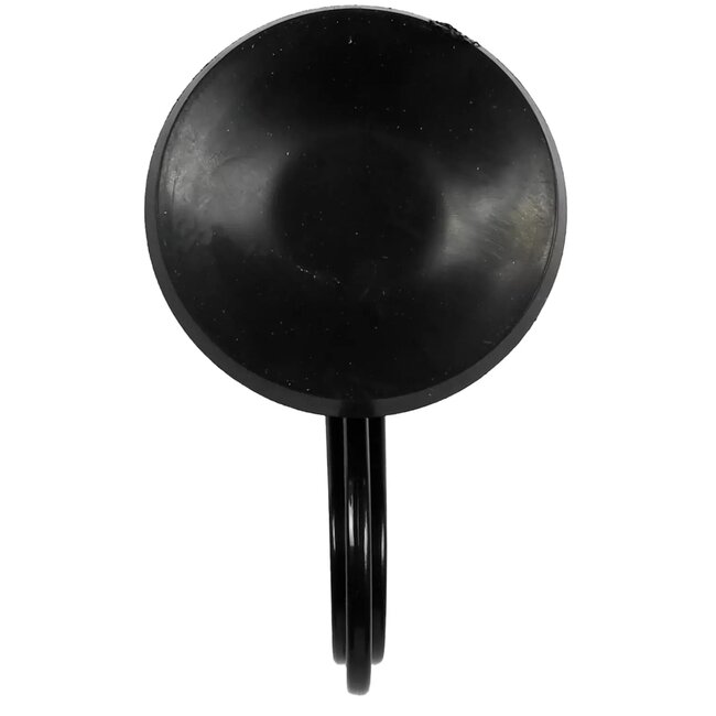 Benson Haak met zuignap - 55 mm - zwart - draagt tot 6 kg - per stuk