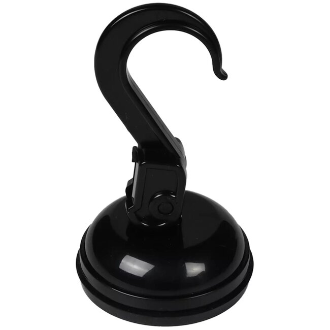 Benson Haak met zuignap - 55 mm - zwart - draagt tot 6 kg - per stuk