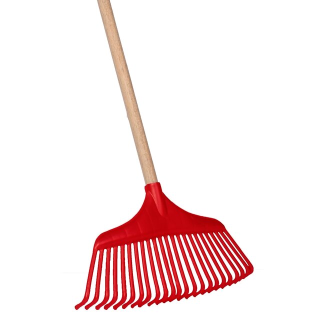 Talen Tools Budget Gazonhark - Kunststof - 140 cm Steel - Rood