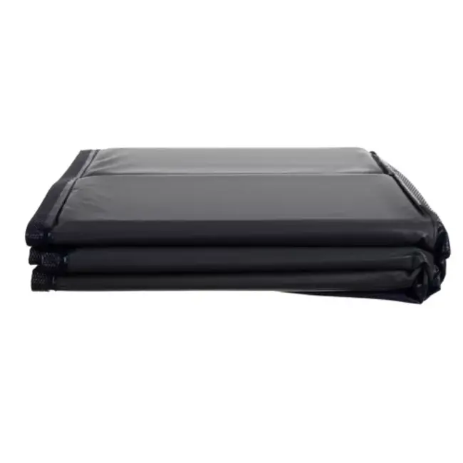 Purlov Groot Opvouwbaar Hondenzwembad 120 x 30 cm met Anti-slip Bodem