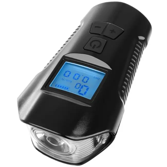 Trizand Waterdichte LED Fietslampenset met Teller en Hoorn - USB