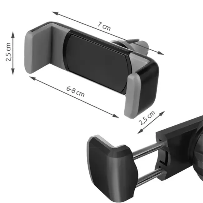 Xtrobb Stabiele Telefoonhouder voor Auto's - Geschikt voor 3,5-6 Inch Telefoons
