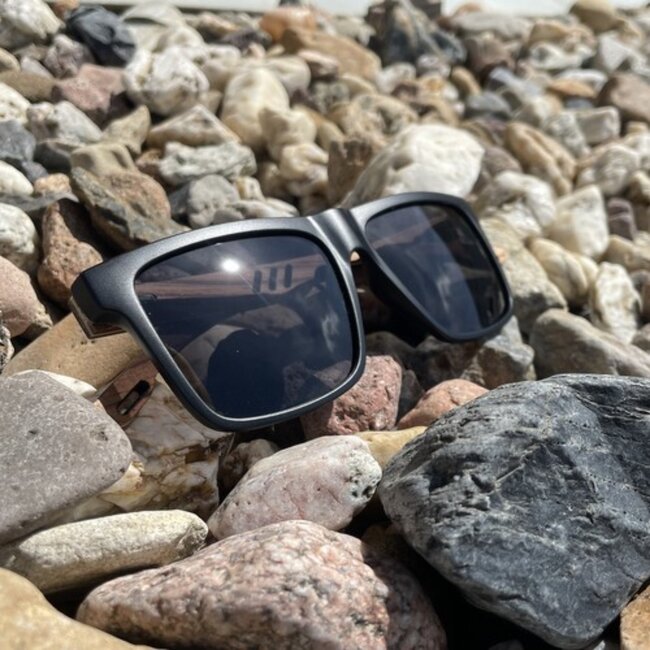 Trizand Uniseks Houten Pootjes Zonnebril met Polarisatie