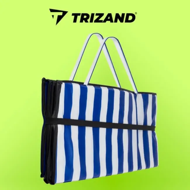 Trizand Strandmat - Opvouwbare en Waterdichte Mat voor Strand