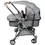 Malatec Waterdichte Zonne- en Schaduwkap voor Kinderwagen – UV/Regen