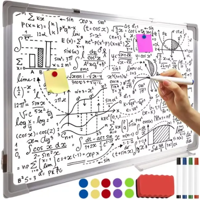 Maaleo Compleet Magnetisch Teken- en Schrijfset Whiteboard 90 x 60 cm