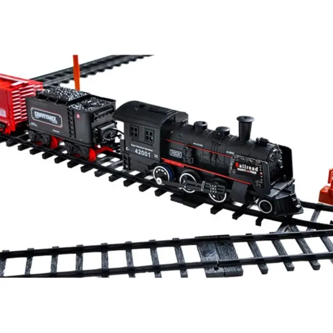 Kruzzel Speelgoed Stoomtrein Met Licht en Geluid - 7 Meter Lange Baan