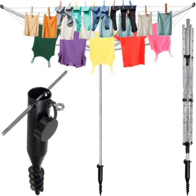 Gardlov Stevige en Ruimtebesparende Tuin Droogmolen – 50m Drooglijn