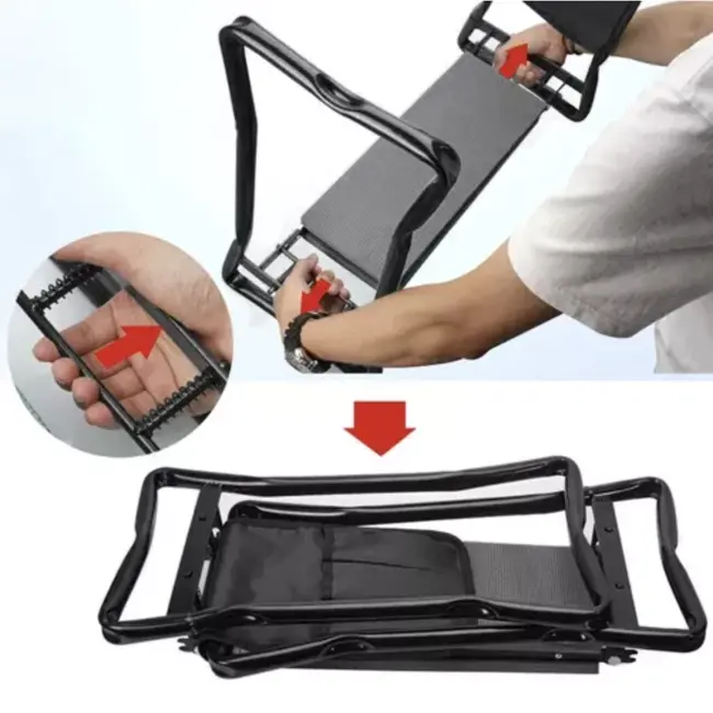 Gardlov 3-in-1 Tuinkruk: Stevige en Comfortabele Knieler met Organizer