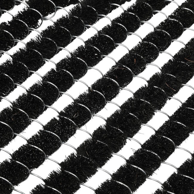 Benson Vuilafstotende borstelmat - 40 x 60 cm - zwart - binnen en buiten