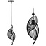 TooLight Moderne zwarte hanglamp - krasbestendig - 1 lichtpunt - E27 fitting - 60W - veelzijdig ontwerp
