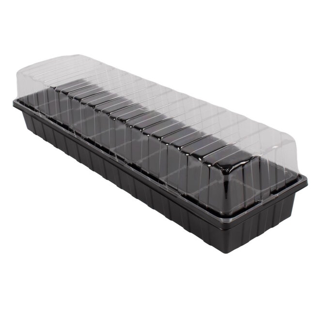 Talen Tools Zaai Kas voor de Vensterbank - 54 x 15 x 8 cm - Zwart