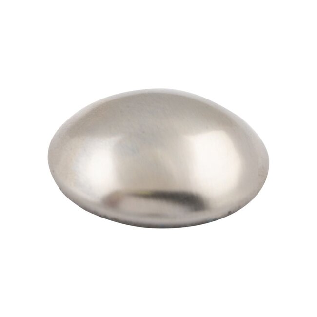 Tarsus Borgdop voor 16 mm as - verzinkt metaal - rvs-kleur - voor veilig afdekken en borgen - steekwagens en kruiwagens