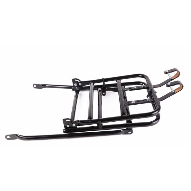 Benson Voordrager fiets - verstelbare stuurhaken - 30x30 cm - zwart - max. 15 kg