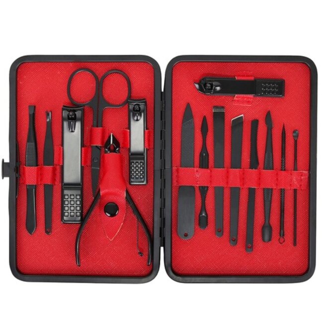 Soulima Nagelverzorgingsset - Complete Manicure Kit met Wolframstaal Accessoires