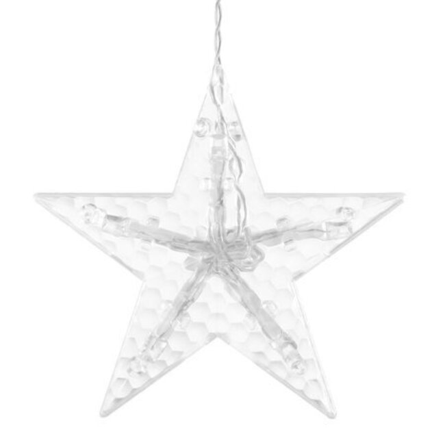 Merkloos LED Lichtgordijn - 550 cm - Warm Wit - Waterdicht met 8 Verlichtingsmodi